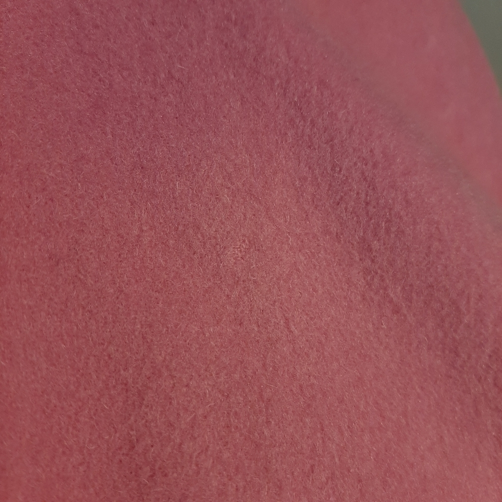 Louben Wool Cashmere Blazer Jacket Womens Size 16 Felted Barbie Bubblegum Pink - Picture 13 of 14